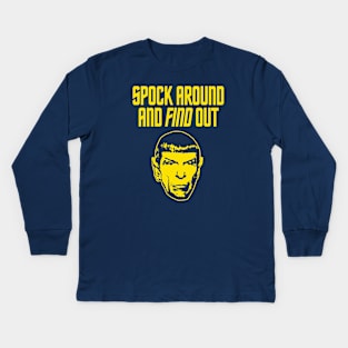 STAR TREK - Spock around and find out - 2.0 Kids Long Sleeve T-Shirt